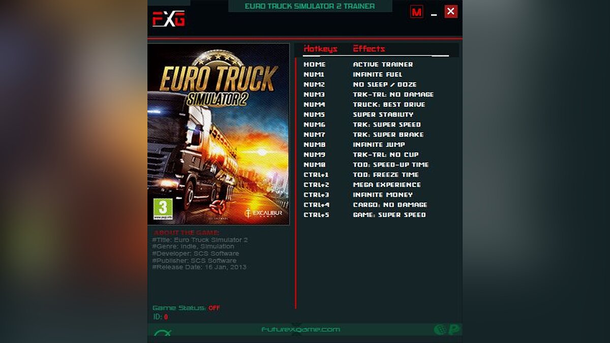 Euro Truck Simulator 2 — Трейнер (+15) [1.16.x - v1.43.x.x]