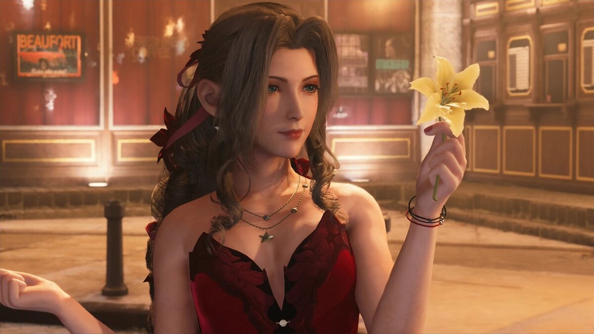 Final Fantasy VII Remake — Сексуальное платье Айрис