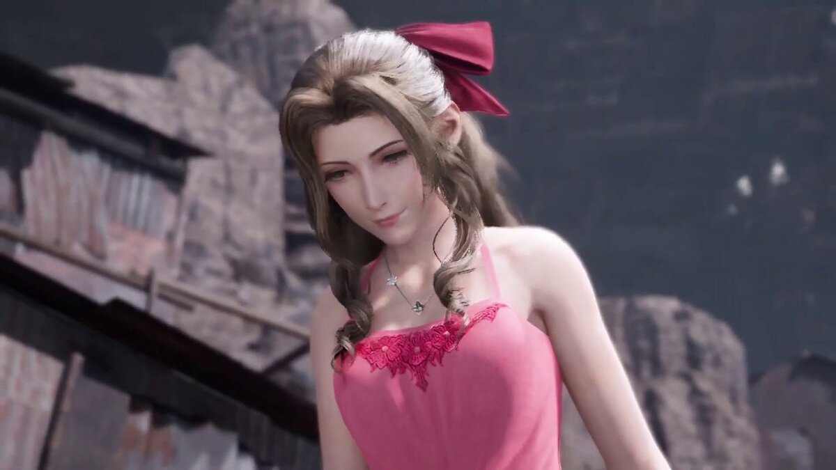 Final Fantasy VII Remake — Обычное платье Айрис