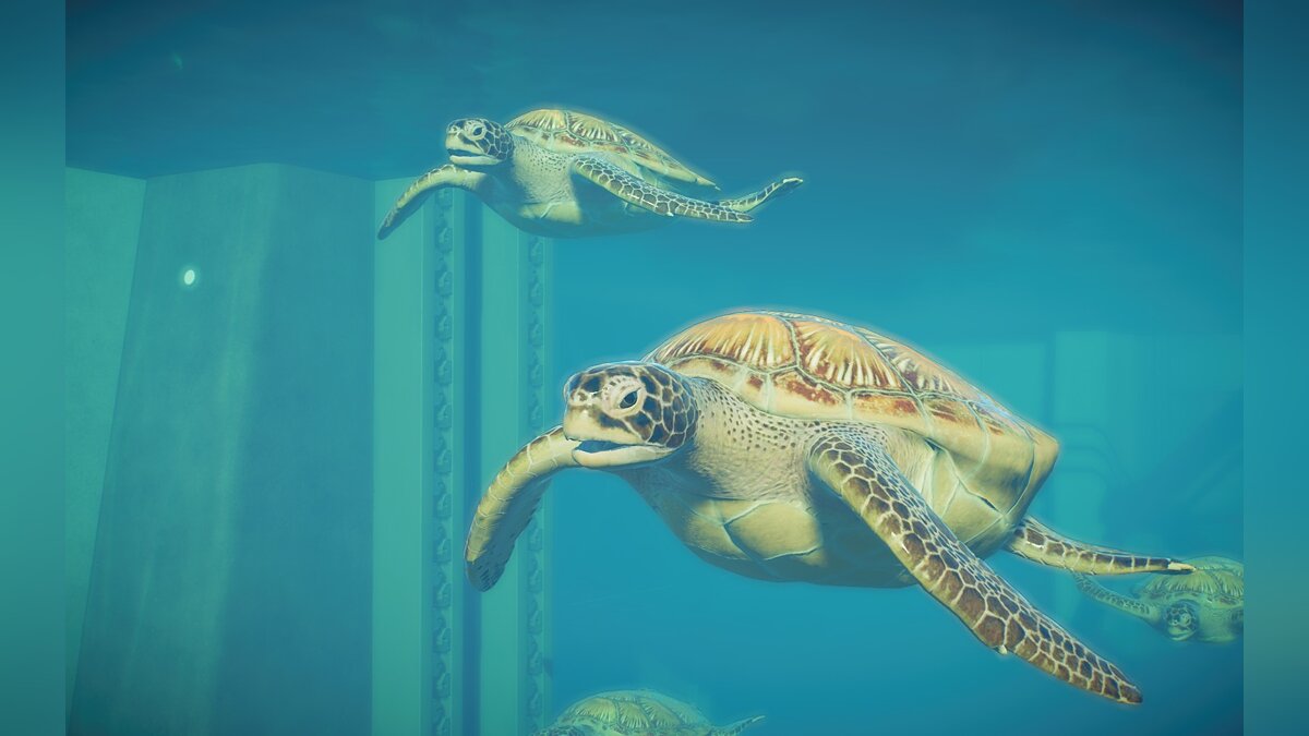 Jurassic World Evolution 2 — Зеленая морская черепаха - замена плезиозавра