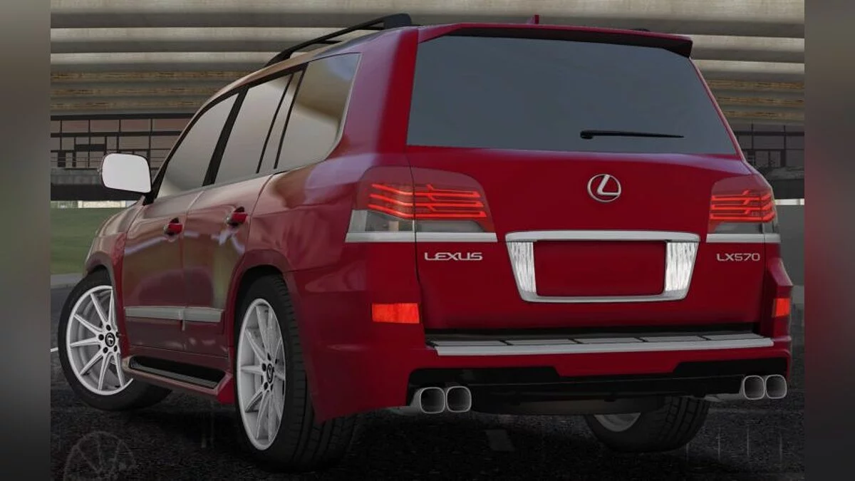 City Car Driving — LEXUS LX570 5.7