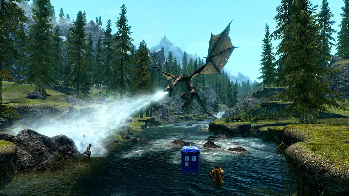 The Elder Scrolls 5: Skyrim Legendary Edition — Реалистичная вода