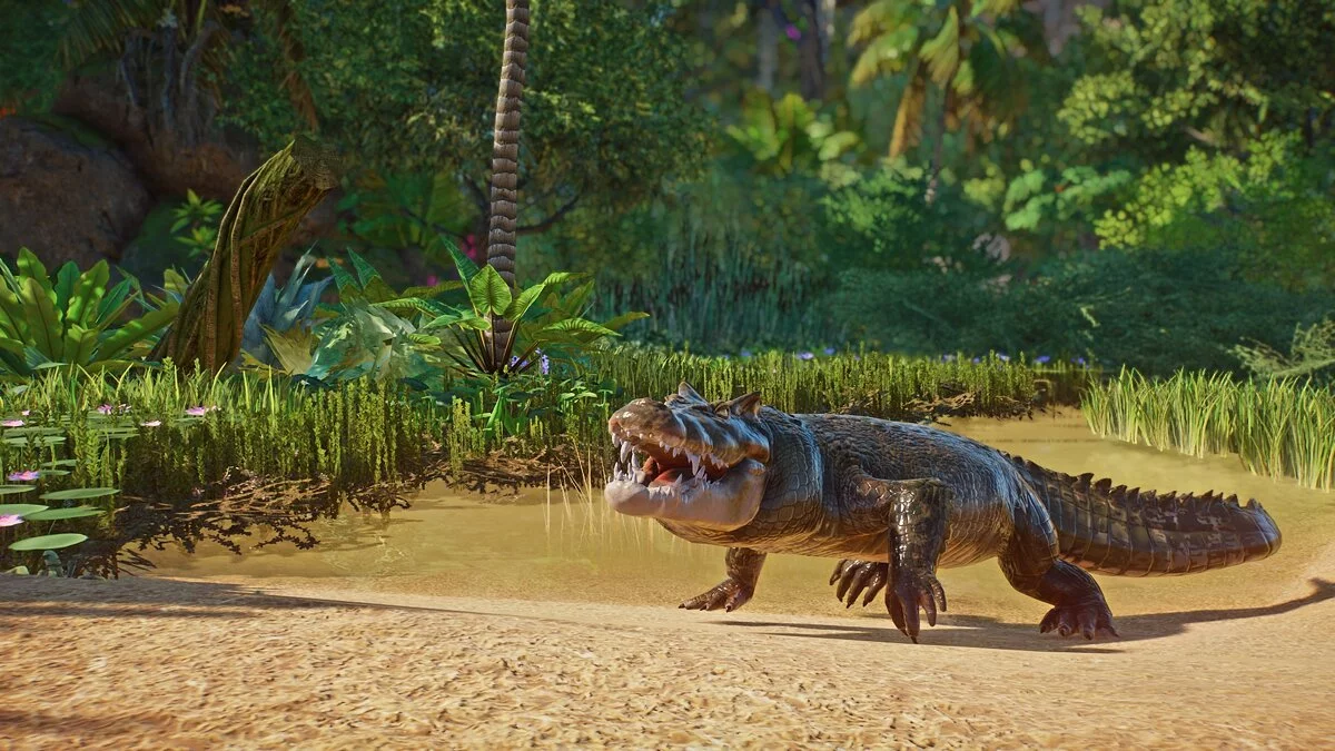 Planet Zoo — Малагасийский рогатый крокодил - новый вид