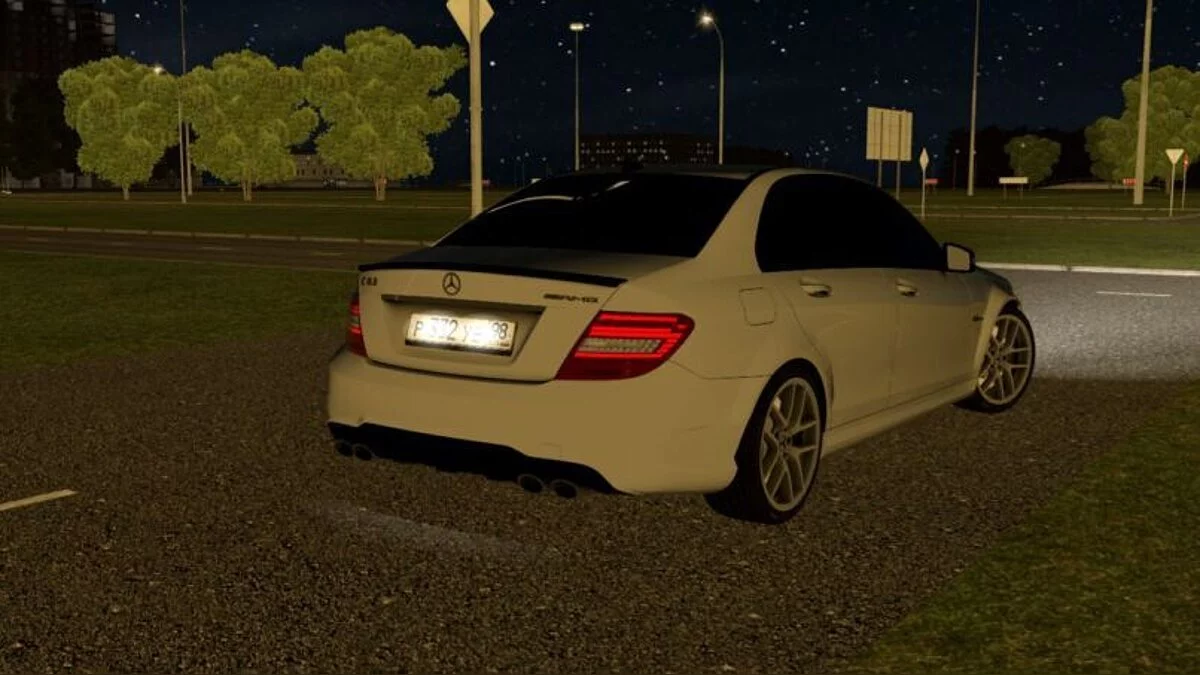 City Car Driving — Mercedes-Benz C63 AMG W204