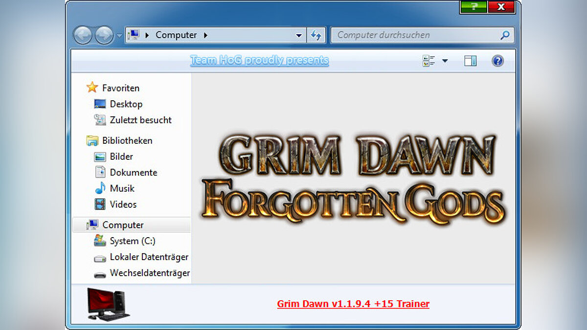 Grim Dawn — Трейнер (+15) [1.0.6.1 - 1.1.9.4]