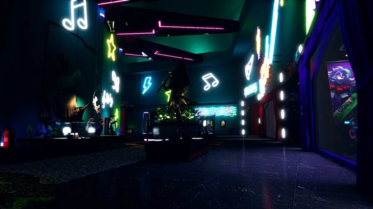 Five Nights at Freddy&#039;s: Security Breach — Усиление неона