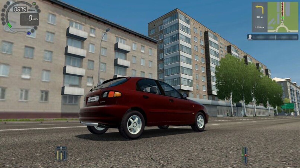 City Car Driving — Daewoo Lanos «Хэтчбек» / Автомобили / Транспорт