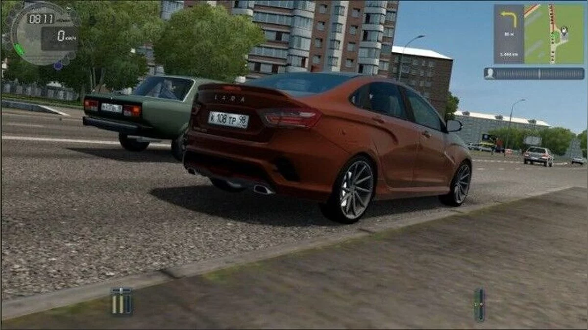 City Car Driving — Lada Vesta Sport 1.8