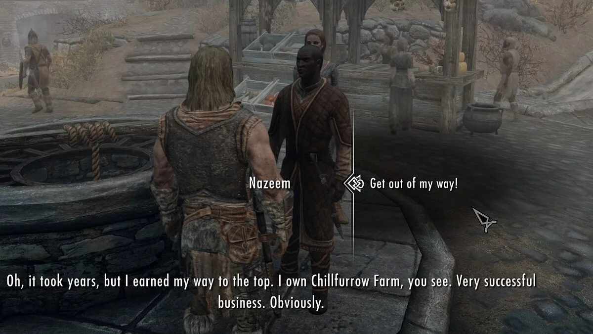 The Elder Scrolls 5: Skyrim Legendary Edition — Убирайся с моего пути - толкай NPC