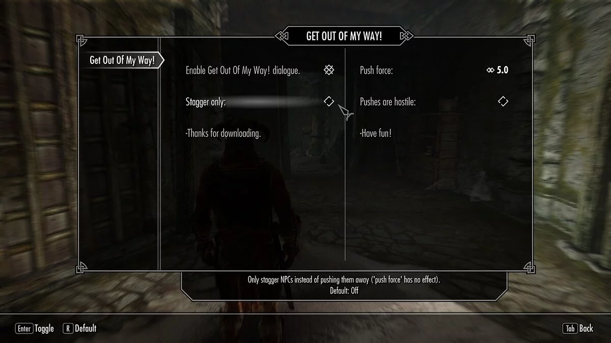 Elder Scrolls 5: Skyrim Special Edition — Убирайся с моего пути - толкай NPC