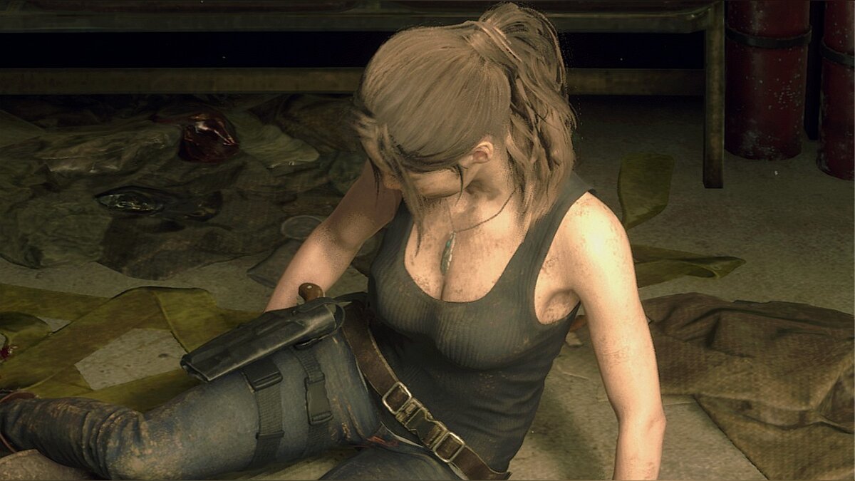 Resident Evil 2 — Физика груди Клэр