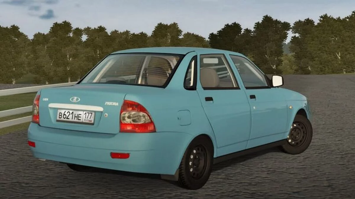 City Car Driving — Лада Приора седан