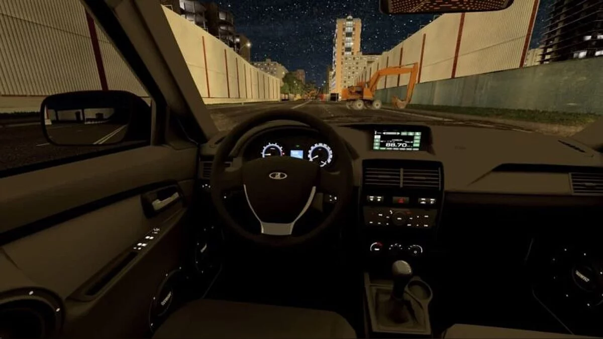 City Car Driving — Лада Приора седан