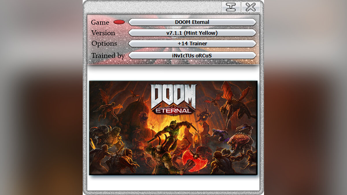 Doom Eternal — Трейнер (+14) [7.1.1 + Ivory]