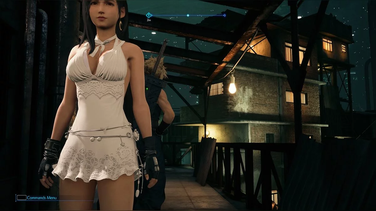 Final Fantasy VII Remake — Белое кружевное платье для Тифы