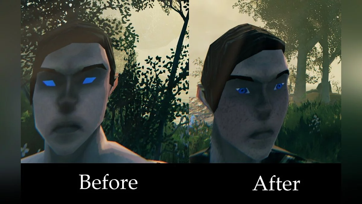 Valheim — Румянец с настоящими глазами