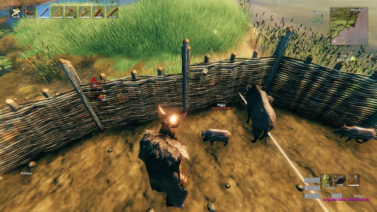 Valheim — Предотвратить случайное убийство