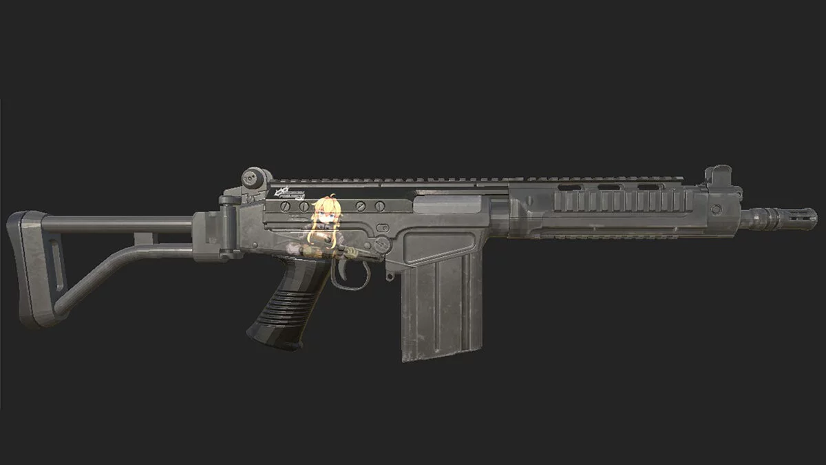 Ready or Not — Новый скин аниме для винтовки SA-58