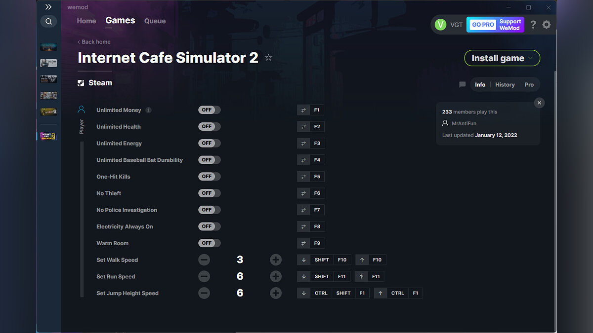 Internet Cafe Simulator 2 — Трейнер (+12) от 12.01.2022 [WeMod]