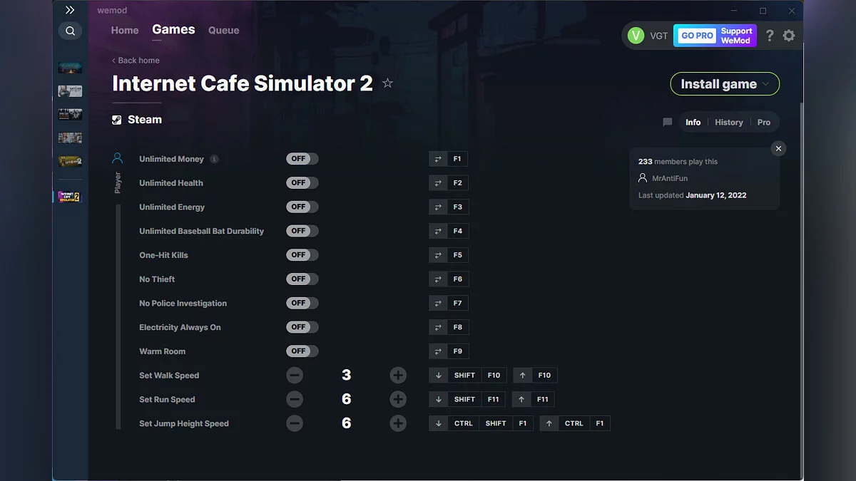 Internet Cafe Simulator 2 — Трейнер (+12) от 12.01.2022 [WeMod]