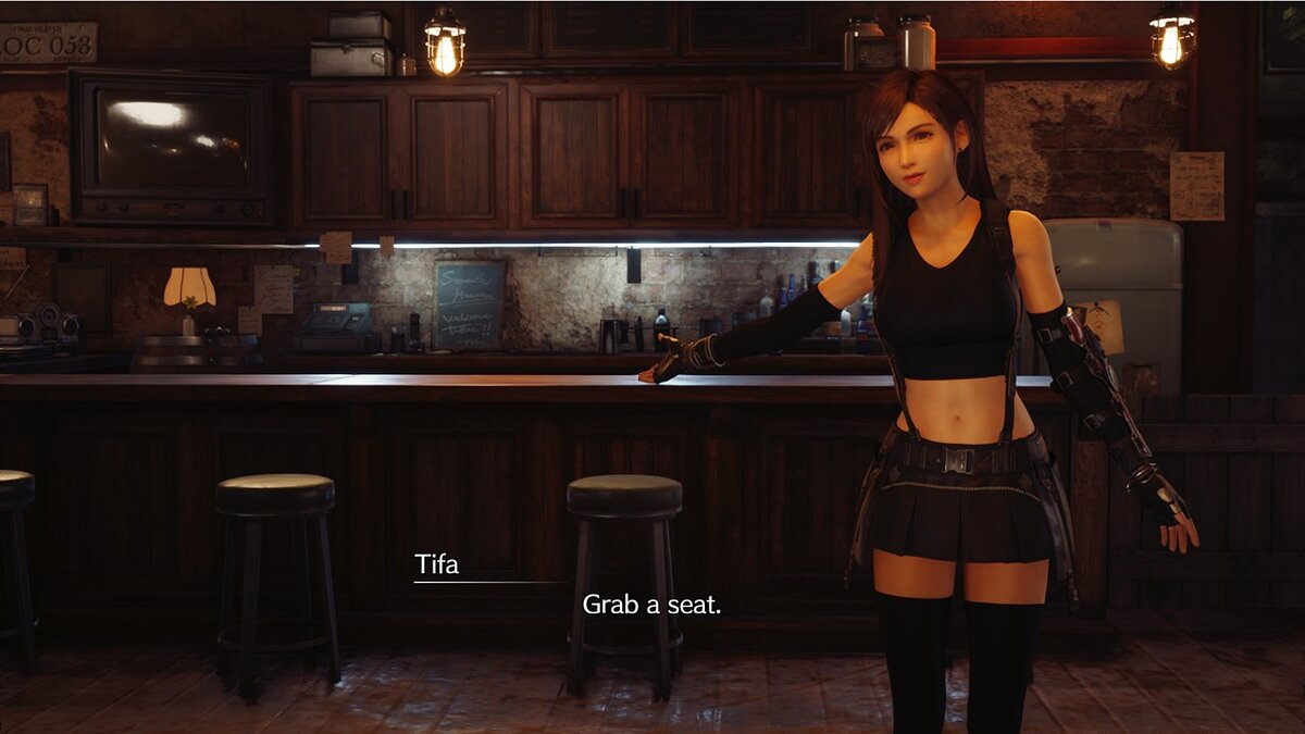 Final Fantasy VII Remake — Черный наряд Тифы