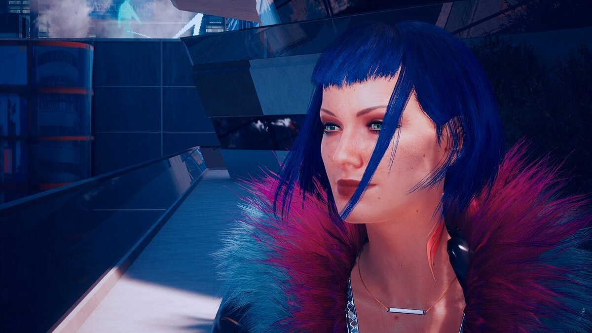 Cyberpunk 2077 — Эффект искусственного ветра для волос