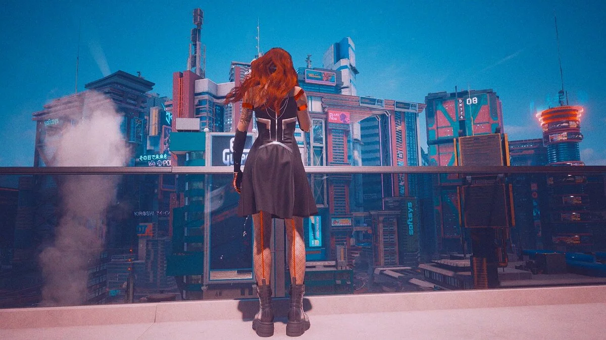 Cyberpunk 2077 — Эффект искусственного ветра для волос