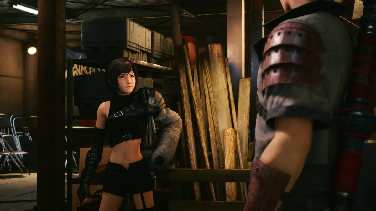 Final Fantasy VII Remake — Черный цвет для Юффи