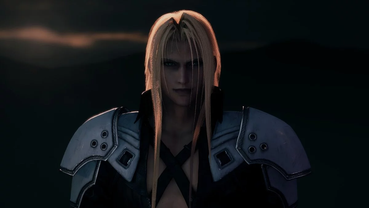 Final Fantasy VII Remake — Черные и золотые волосы для Сефирота