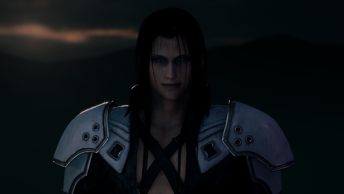 Final Fantasy VII Remake — Черные и золотые волосы для Сефирота