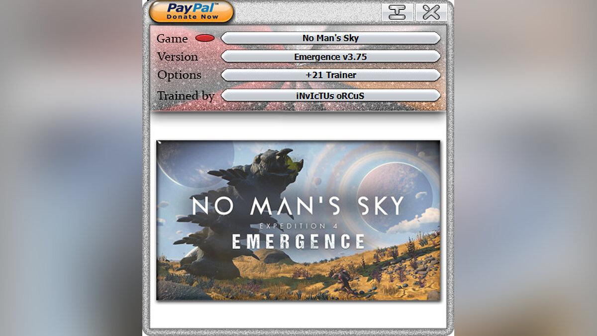 No Man&#039;s Sky — Трейнер (+21) [3.67]