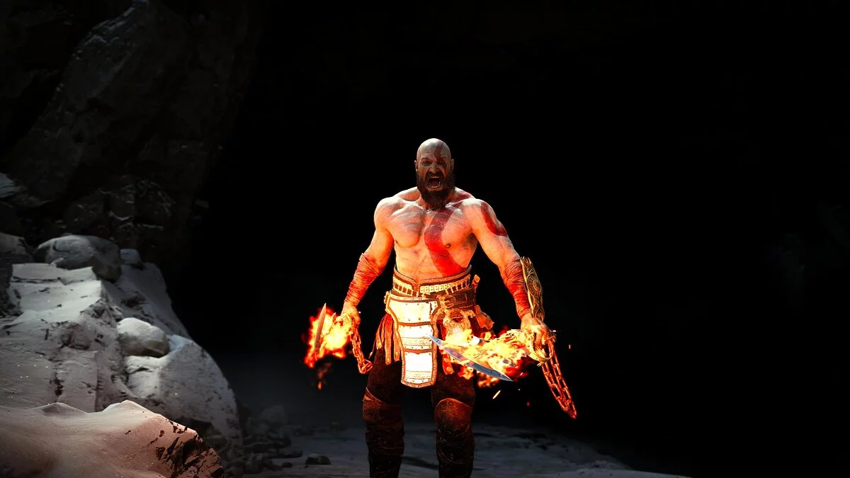 God of War — Сохранение (Модифицированное сохранение, классический Кратос, всё включено)