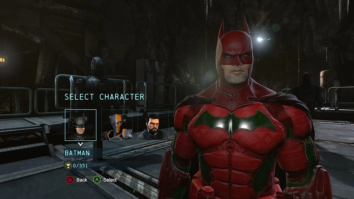 Batman: Arkham Origins — Праздничный тематический бэткостюм