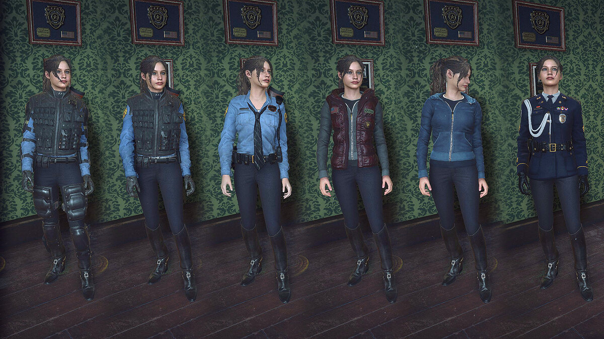 Resident Evil 2 — Униформа конного полицейского Клэр