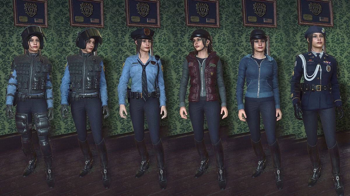Resident Evil 2 — Униформа конного полицейского Клэр