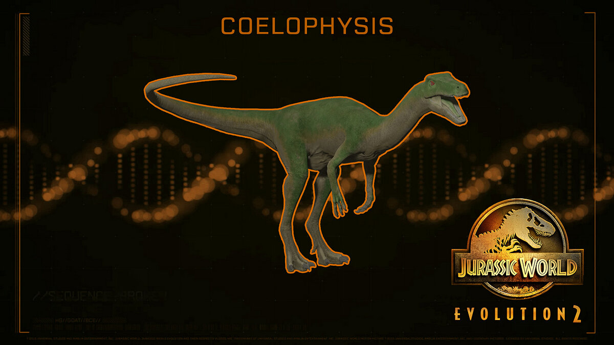 Jurassic World Evolution — Целофиз (новые виды)