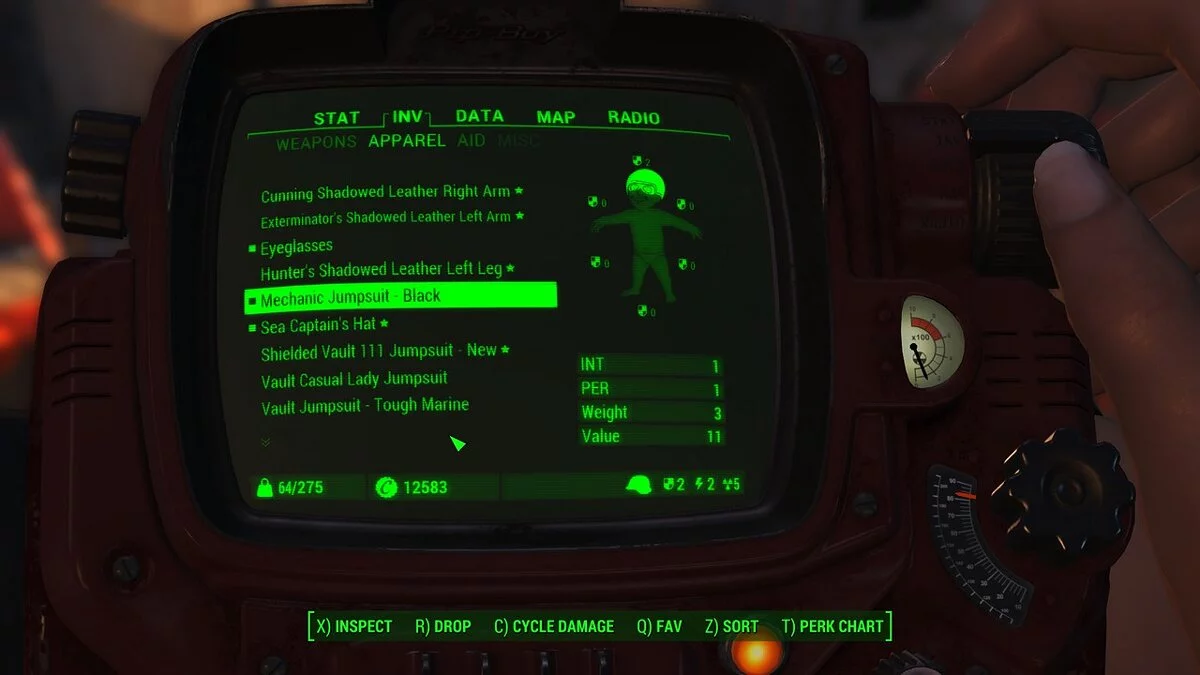 Fallout 4: Game of the Year Edition — Черный комбинезон механика