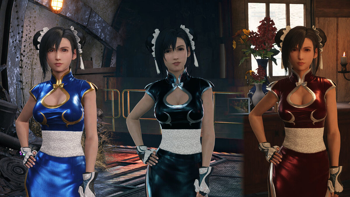 Final Fantasy VII Remake — Тифа в костюме Чун-Ли