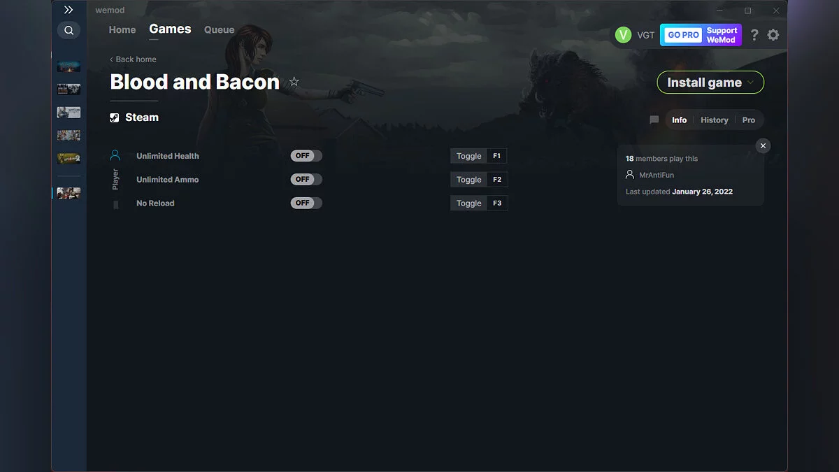 Трейнер (+3) от 26.01.2022 [WeMod]