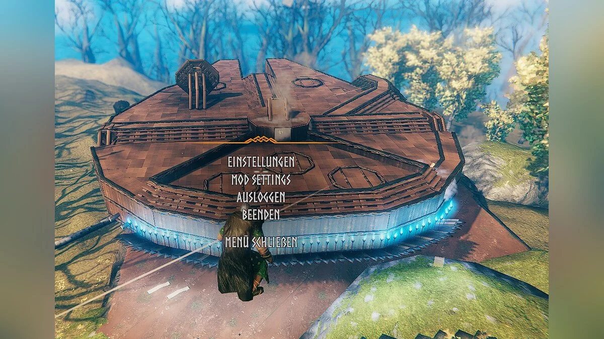 Valheim — Дом в виде «Сокола тысячелетия»