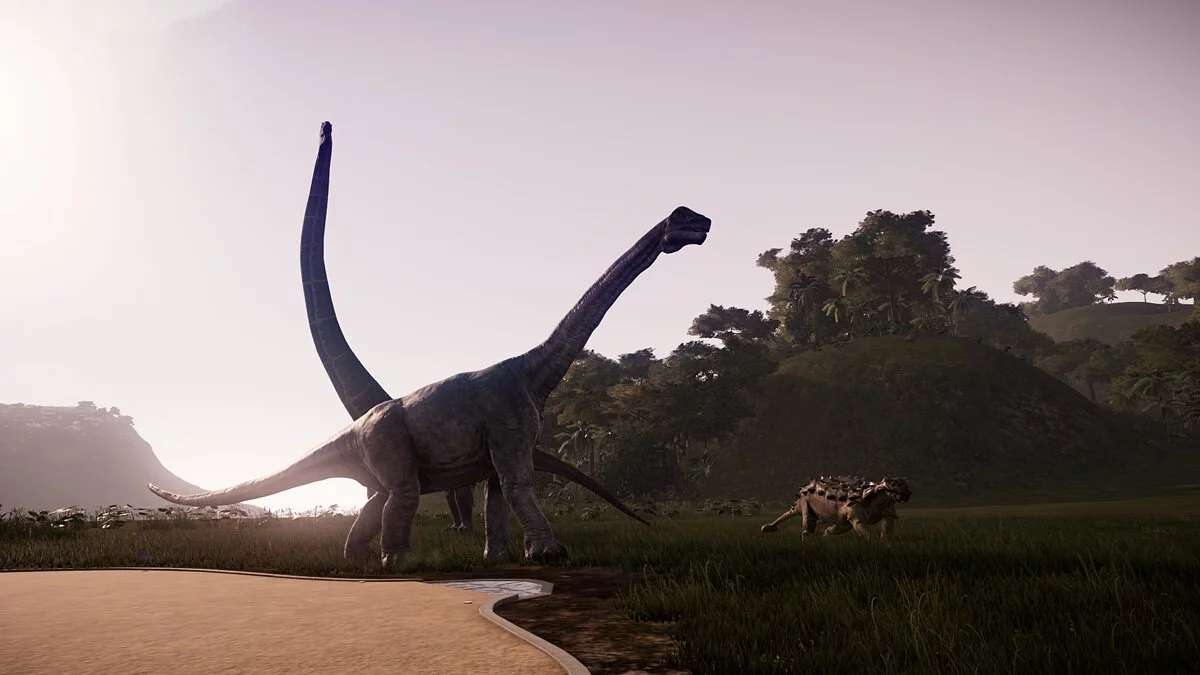 Jurassic World Evolution — Немегтозавр и тархия (новые виды)