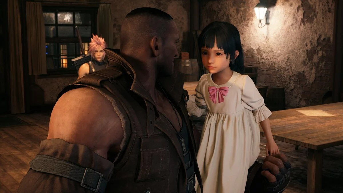 Final Fantasy VII Remake — Марлен в белом платье