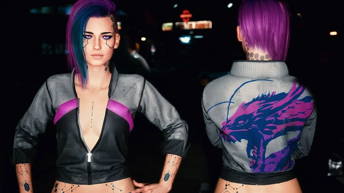 Cyberpunk 2077 — Коллекция топов для Ви