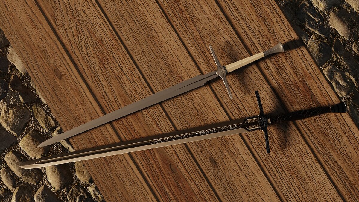 Blade and Sorcery — Стальной и серебряный мечи Геральта