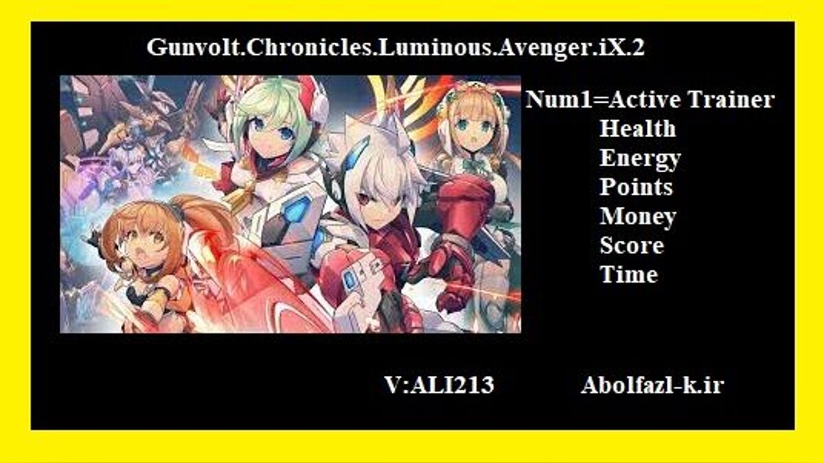 Gunvolt Chronicles: Luminous Avenger iX 2 — Трейнер (+6) [Latest ALI213 Version]