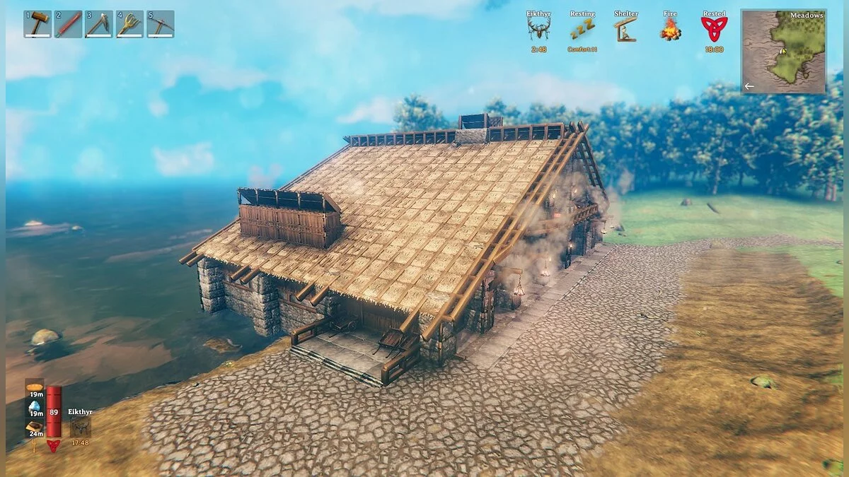 Valheim — Стартовый дом