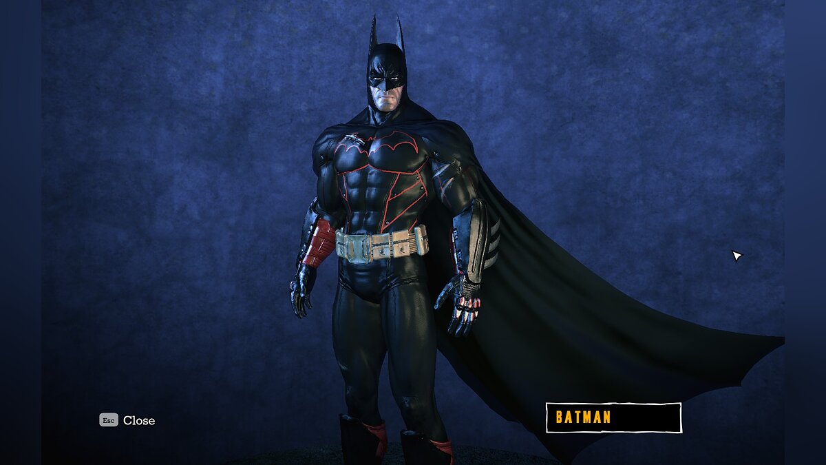 Batman: Arkham Asylum — Красный костюм Бэтмена