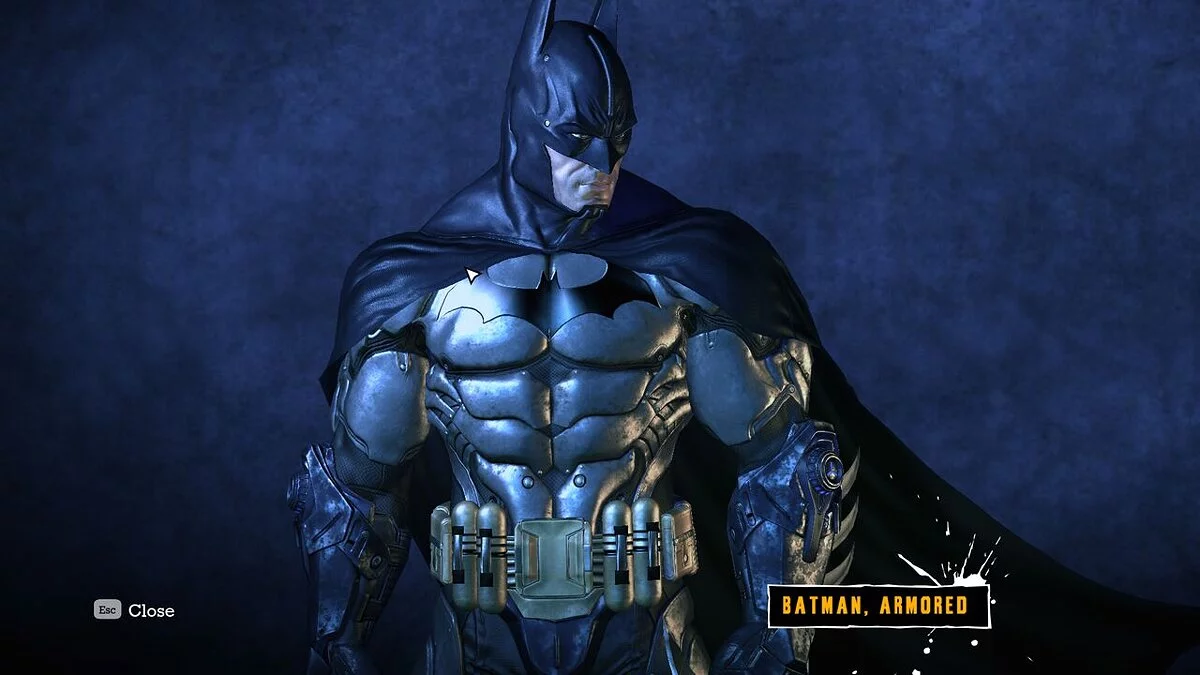 Batman: Arkham Asylum — Бэткостюм Аркхем сити