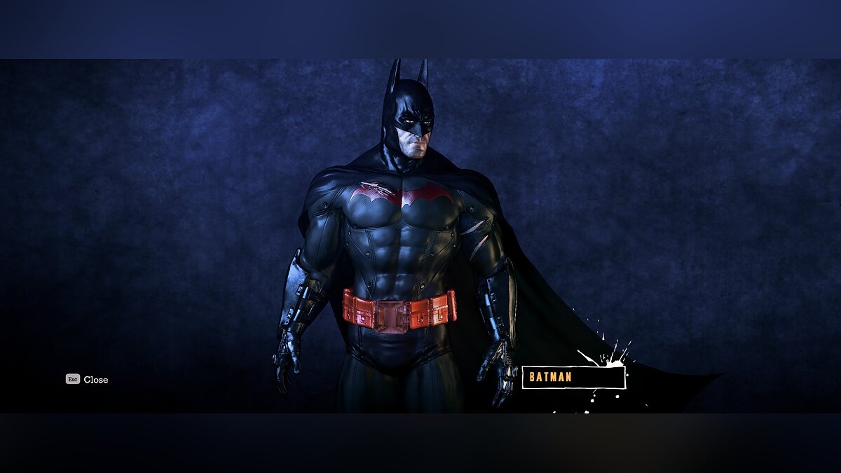 Batman: Arkham Asylum — Черно-красный Бэтмен
