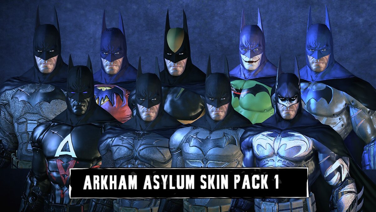 Batman: Arkham Asylum — Набор различной брони